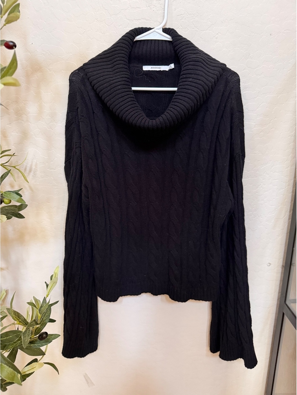 JustFab Cowl Neck Sweater